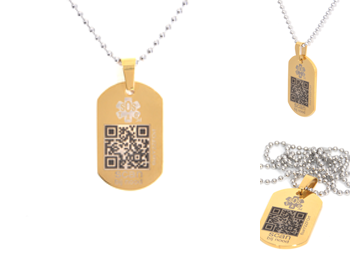 sos dogtag goud medium (113b)